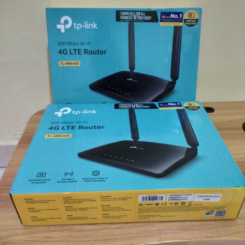 Router WiFi 3G 4G LTE TP Link TL MR6400 v.5