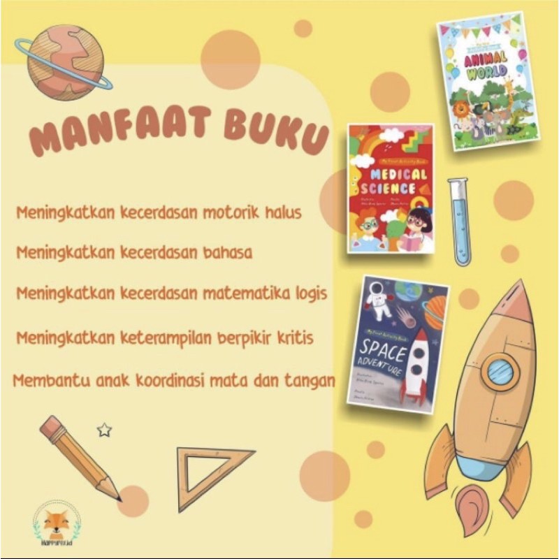 (ready) my first activity book happy fox