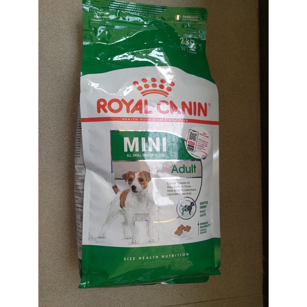 Royal Canin Mini Adult Dog Food Freshpack 2kg