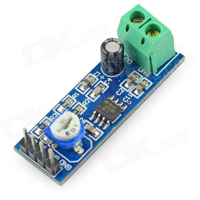 LM386 Audio Amplifier Mini Ampli LM 386 5 sd 12v 200x Adjustable Volume