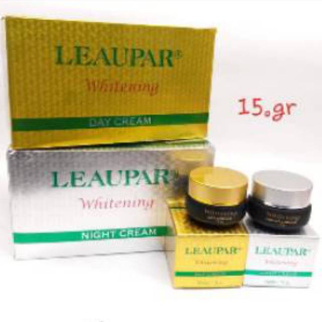 ( lusinan ) cream whitening leupar malam 12.pcs