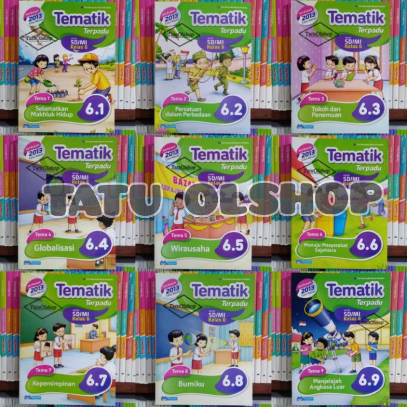 Jual Buku Tematik Terpadu Masmedia Sd Kelas 6 Tema 1 2 3 4 5 6 7 8 9