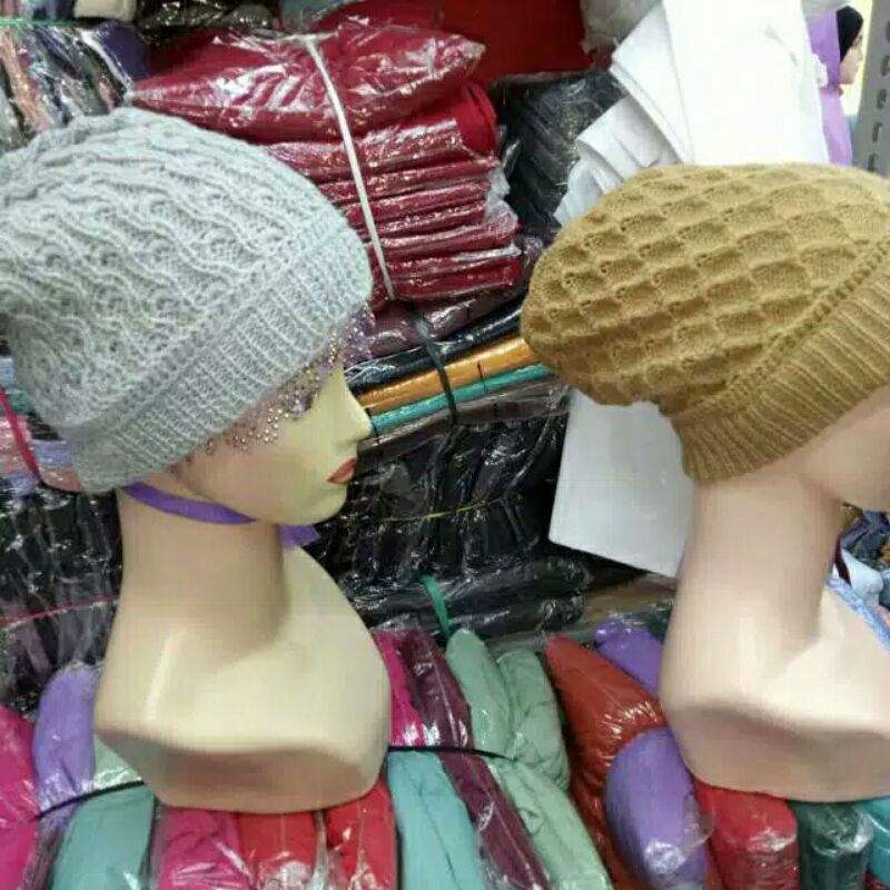 ciput rajut kupluk / Rajut kupluk nenek / kupluk ibu-ibu