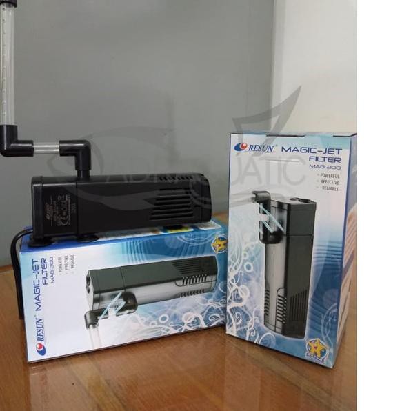 Ý Diskon.Besar RESUN MAGI200 MAGIC-JET FILTER POMPA AIR CELUP FILTER AQUARIUM