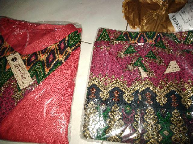 Sarimbit Batik Couple Terkini Askana Etnic  - Warna Merah, Tosca, Pink, Biru, Kuning - M L Xl