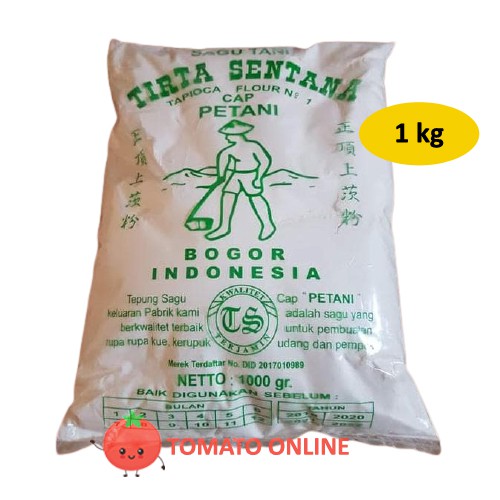 Tirta Sentana  / Tepung Tapioka Sagu Tani / 1 kg / 1kg / 1000 gram gr G