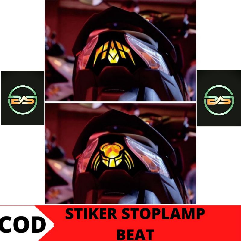 STIKER STOPLAMP BEAT 2020-2021/STOPLAMP BEAT/ VARIASI MOTOR BEAT/ LAMPU MOTOR BEAT