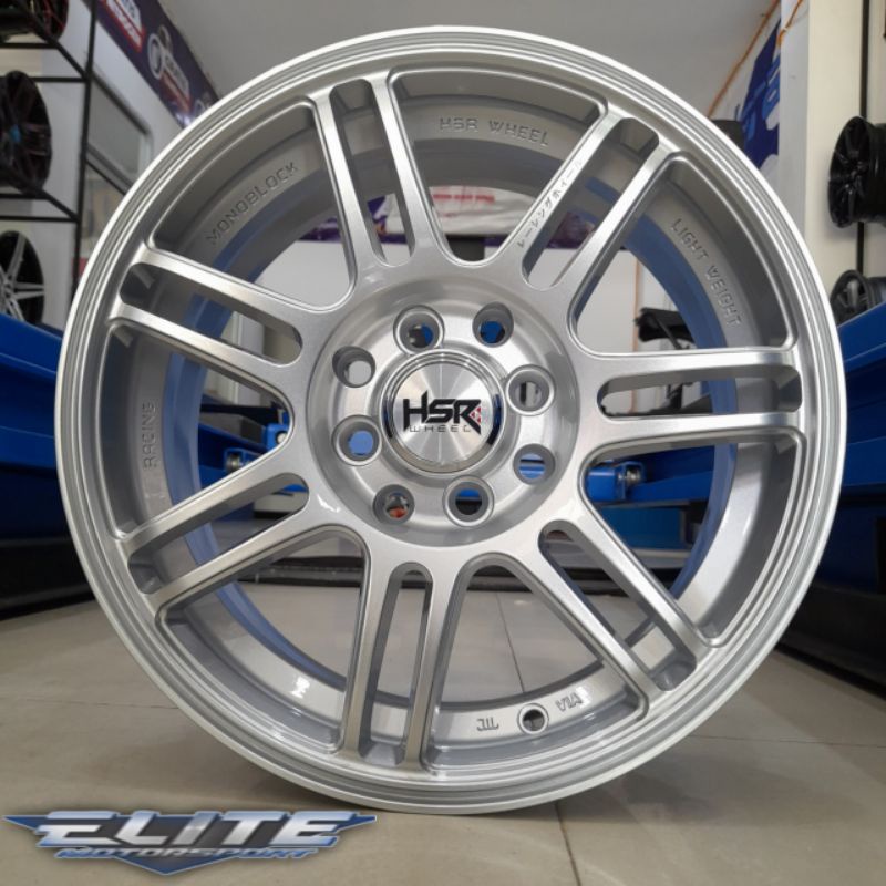 Velg HSR Boon Boroko R15 H4 Velg Racing Untuk Mobil brio agya datsun Go