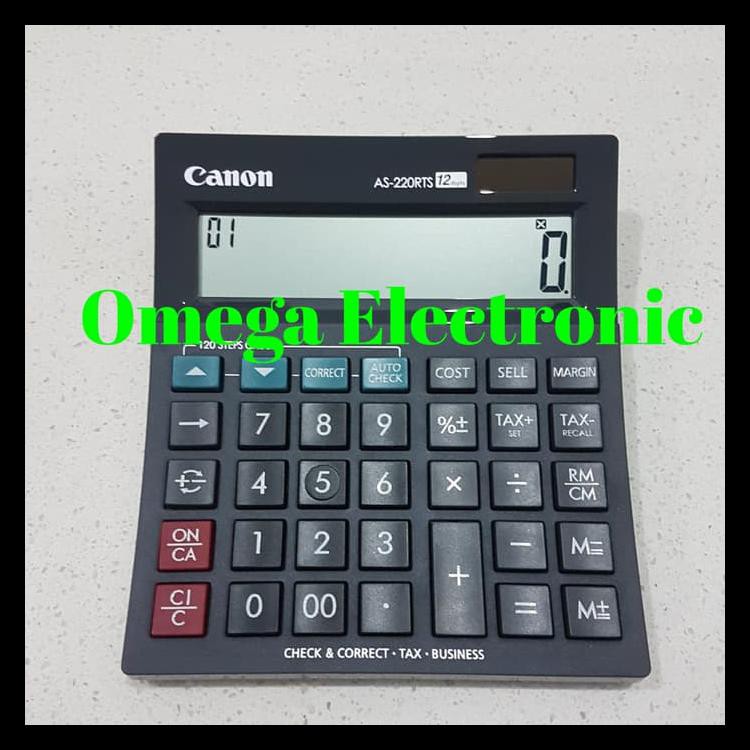 

Diskon Canon As-220Rts Calculator - Check & Correct Kalkulator Desktop Meja Terjamin
