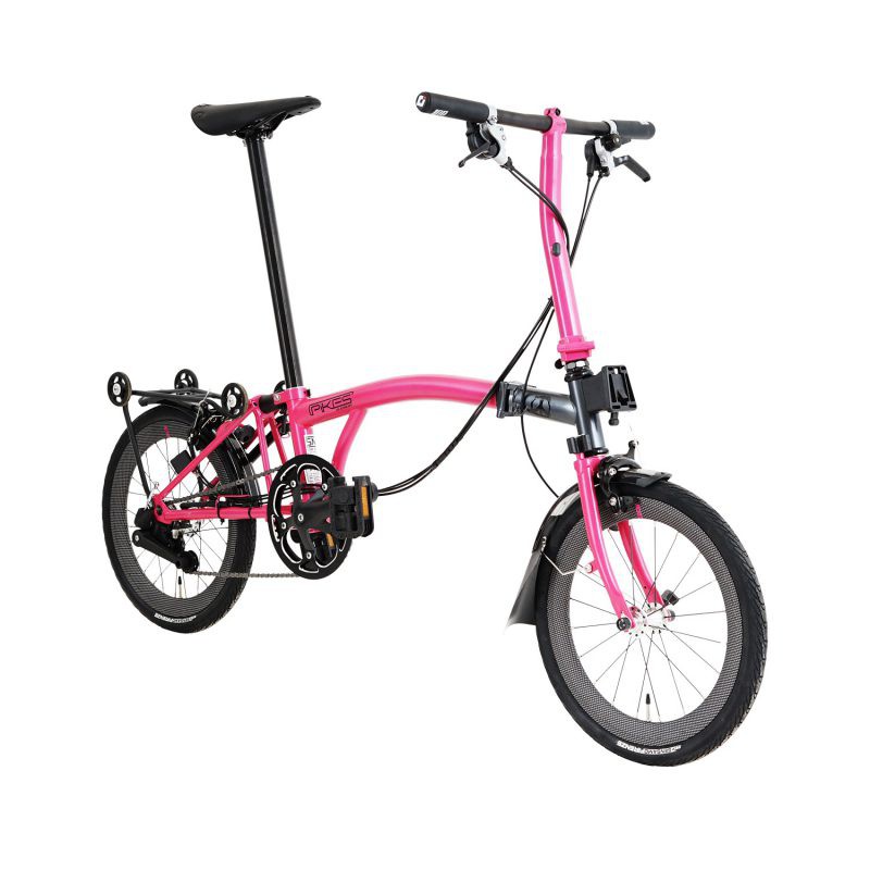 Sepeda Lipat Element Folding Bike Pikes Pevita pearce Gen 2 Edition Pink Grey Gransi COD Cicil SNI-4