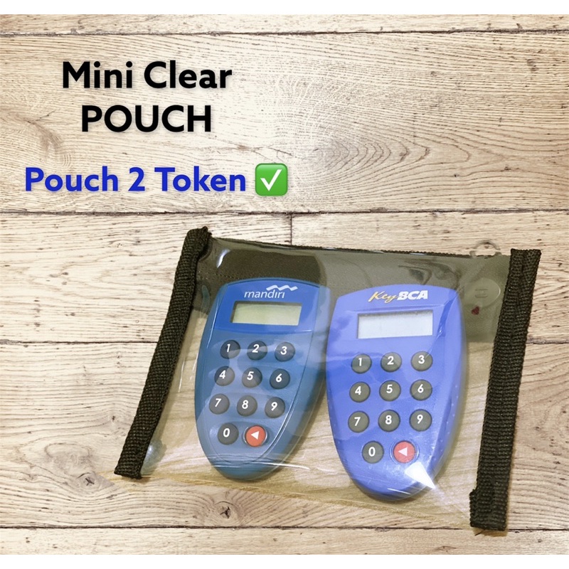 Fawn’G Handmade - Mini Clear Pouch Token / Key Bank | Pouch Token | Pouch Key BCA, Mandiri dll