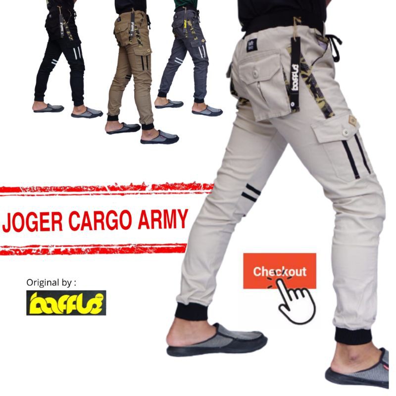 Celana joger cargo pria AR Joger cargo pria Celana joger cargo Jogger cargo pria Celana jogger cargo