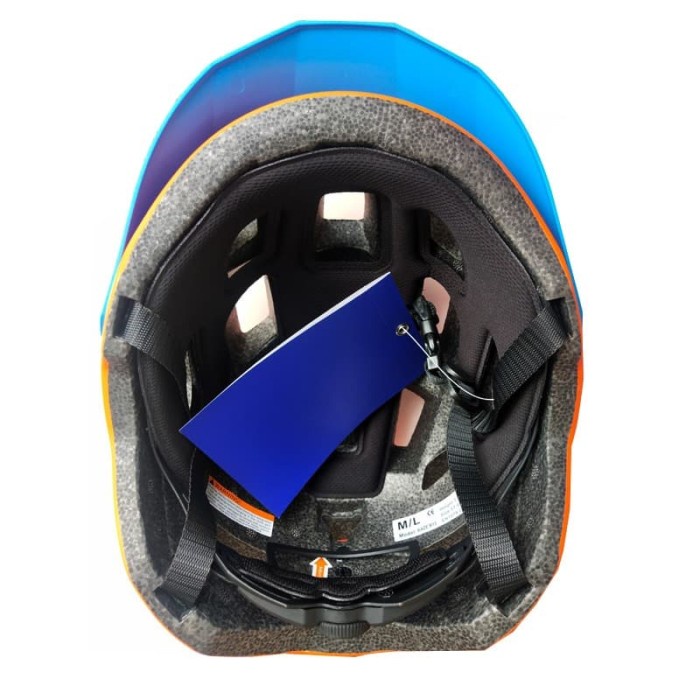 RAZE R13 HELM SEPEDA LIPAT MTB XC AM ENDURO ML 57-61CM ORANGE