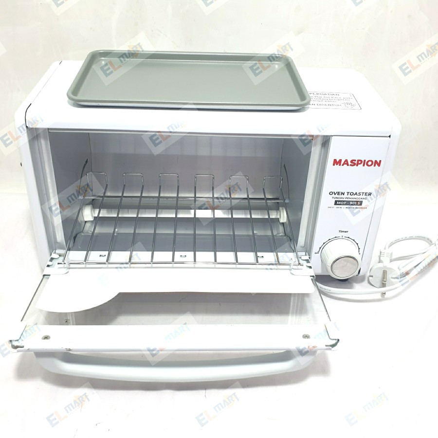 Oven Toaster MOT 901S Maspion 901 S Pemanggang Listrik 9 Liter 500W original