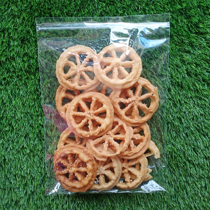 

Kembang Goyang Wijen Snack Terlaris Termurah 100 GRAM | 250 GRAM - 250 gram