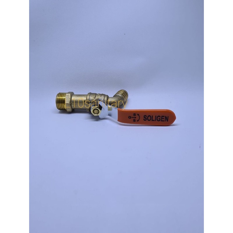 Kran E02 Soligen / Kran Air Bagus Murah / Kran Bola Soligen E02 KUNINGAN 1/2”