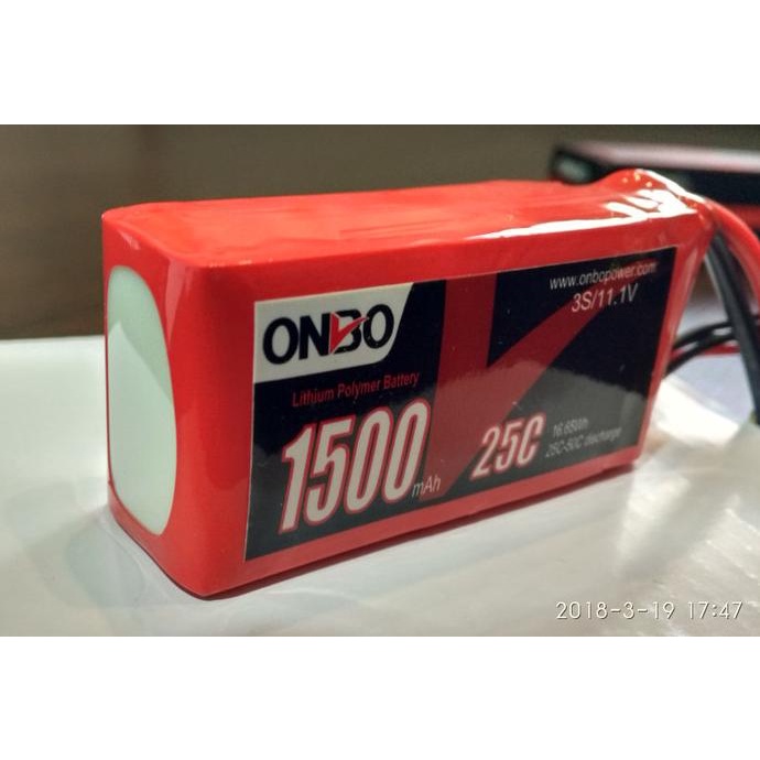 Lipo Battery 3s 11.1v 1500mah 25-50c Onbo Power