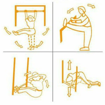 Tiang Olahraga Pull Up Gym Tiang Grip Latihan Pull Up