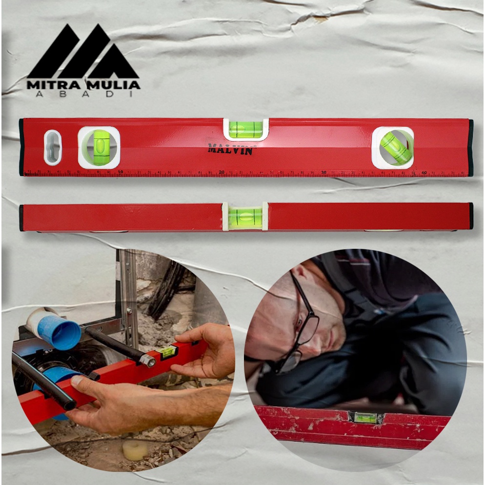 Waterpas Magnet 18 Inci 45CM | waterpas alumunium 45 cm | alat ukur tukang