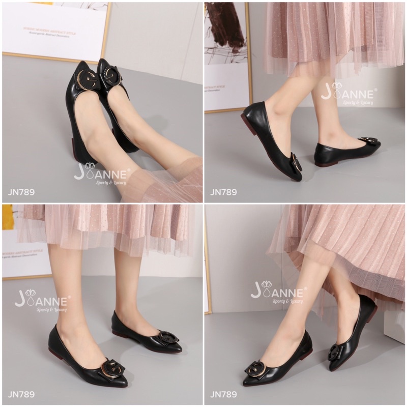 RESTOCK! [ORIGINAL] JOANNE Flat Shoes Sepatu Kerja Wanita #JN789