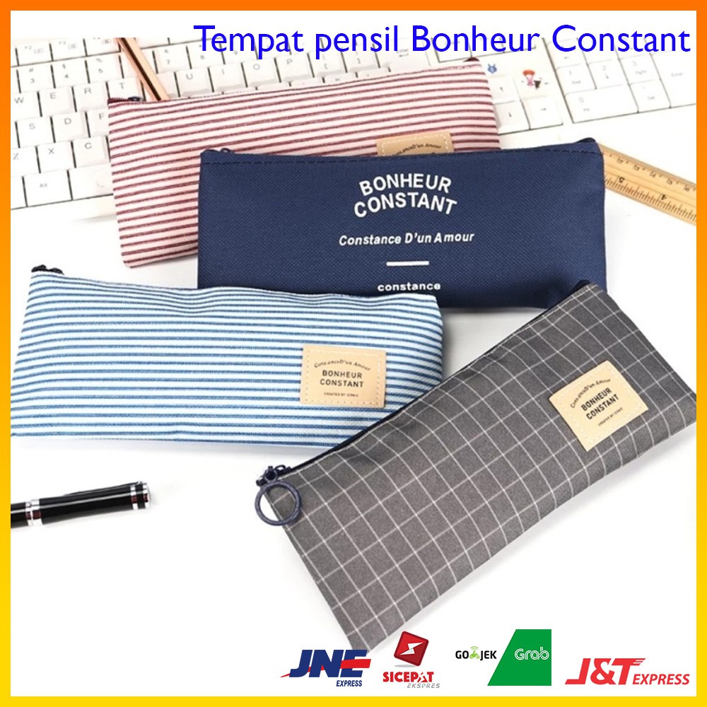 

Tempat Pensil Karakter Tempat Pensil Bonheur Constant Wadah Pensil Kotak Pensil Anak Murah -Navy