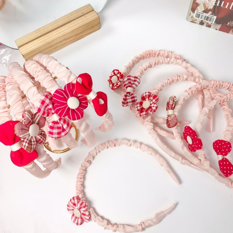 Bando Anak Motif Bunga Lucu Bandana Anak Child Hair Clip Hair Band Korea Headband Carton Bando Scrunchie Motif Bunga Aksesoris Rambut Anak Murah