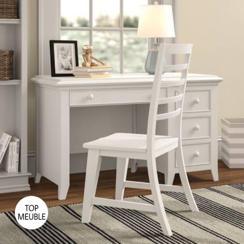 Meja Belajar Warna Putih