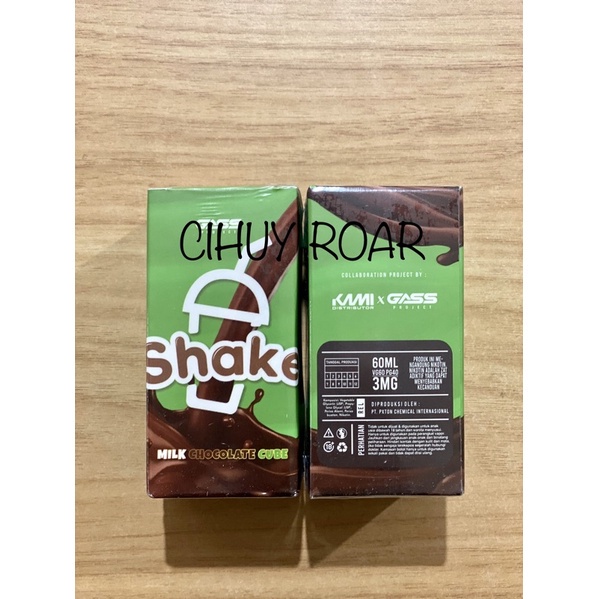 SHAKE MILK CHOCOLATE CHOCOLATTE CUBE BARU