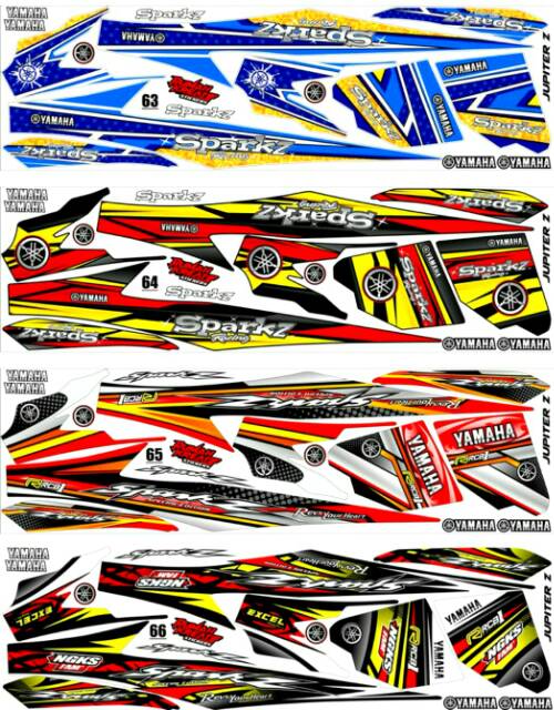 Sticker Striping Variasi Thailand Thailook Jupiter Z Burhan