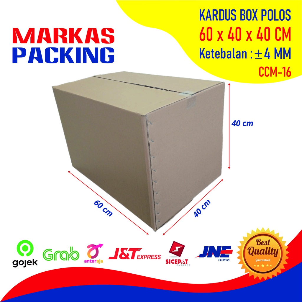 Kardus Karton Box Besar 60x40x40 CM Dus Packing Packaging Pindahan Jumbo Polos