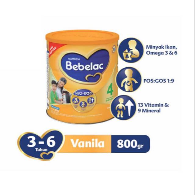 Bebelac 4 Vanila 800gr