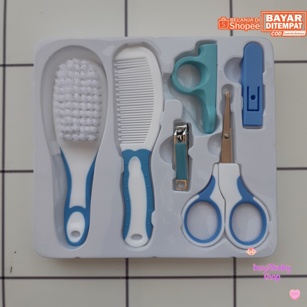 Set perawatan bayi 5 in 1 (Sisir + Gunting Kuku) Baby Care Kit