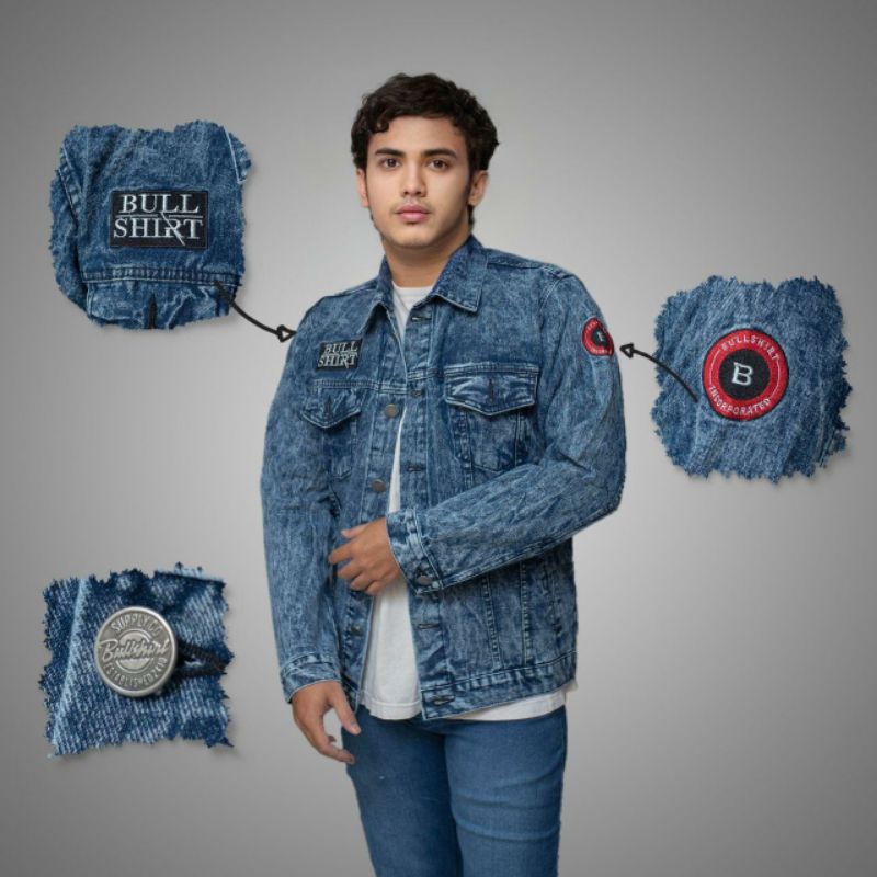 Jaket Denim Jaket Jeans Jaket Pria Wanita Jaket Original Bullshirt