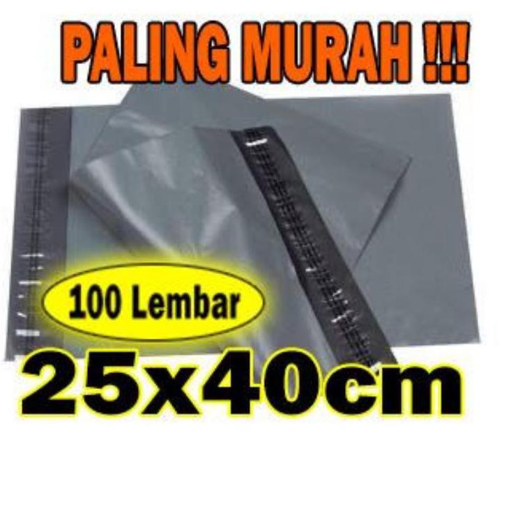 

89 100lbr 25x40 plastik polymailer / kantong kurir / plastik packing lem / amplop plastik / polymail