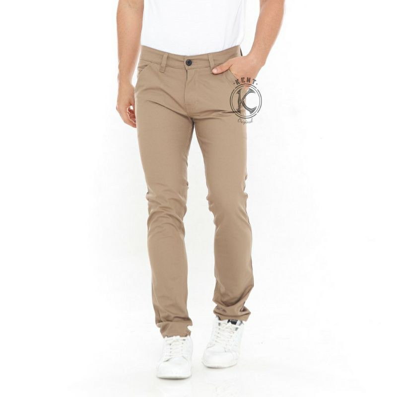 Celana Chino Premium Distro  Original Bandung Slimfit LC-0104 Pria Cowok Slim fit