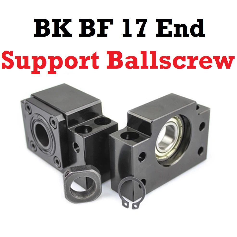 [HAEBOT] BK17 BF17 BK BF 17 17mm End Support Ballscrew Ball Screw Dudukan Pillow Bearing Block Holder Shaft