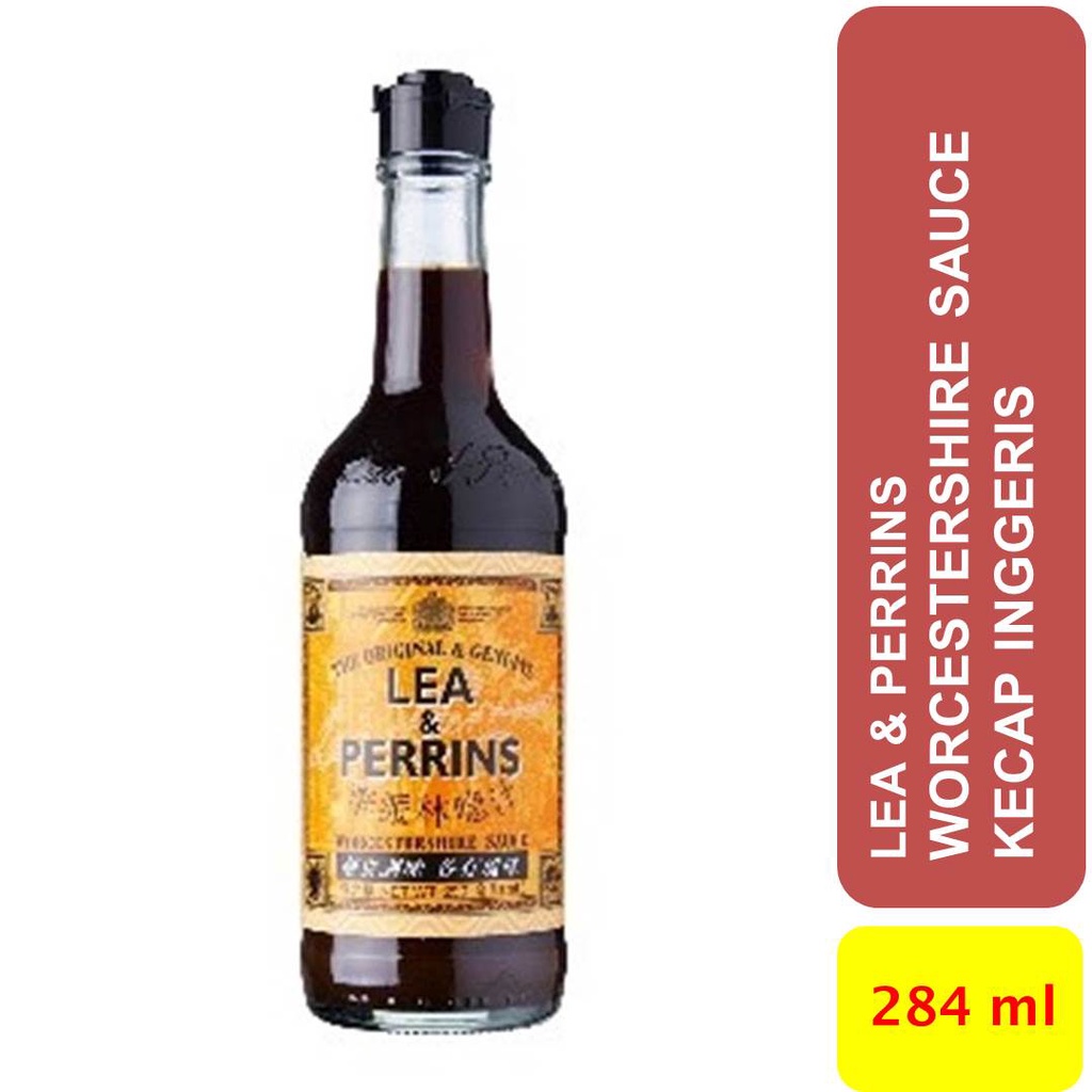 

Kecap Inggris kemasan Botol 284 gram merk LEA PERRINS