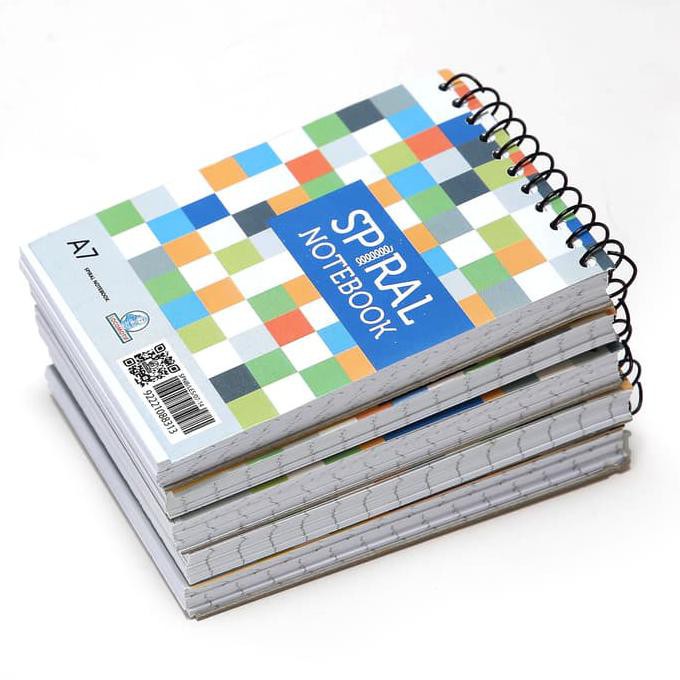 

New Motif Spiral Note Book A7 80 Sheets Garis - Buku Tulis Memo Locomotif Ayo Beli