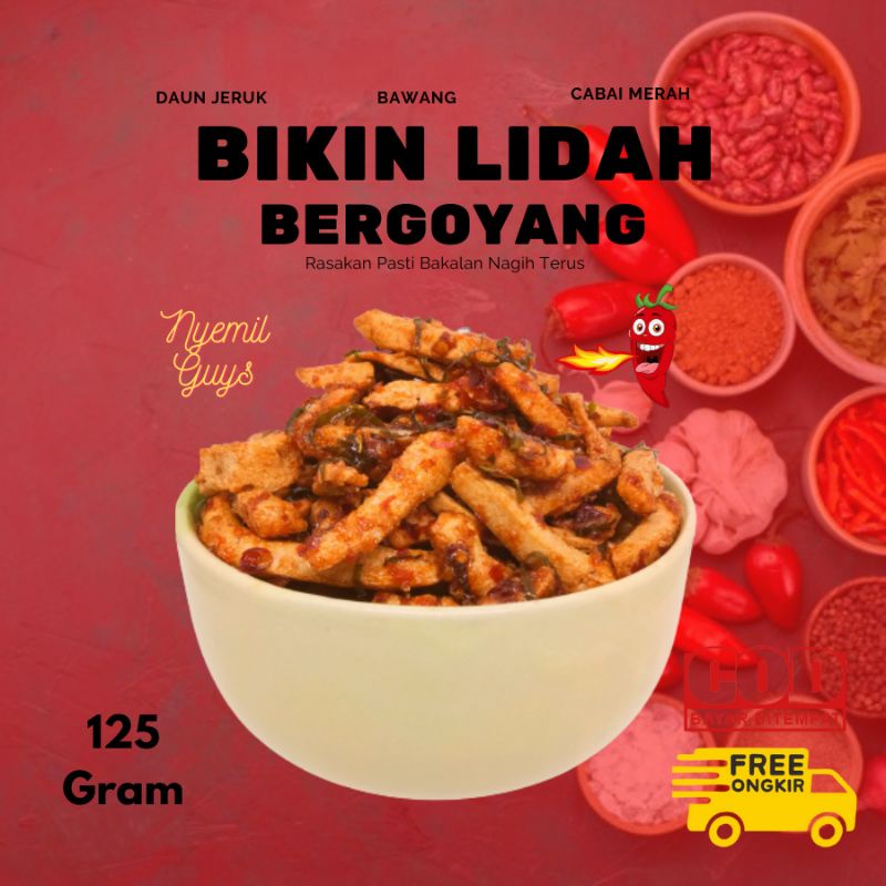 

Snack Basreng Daun Jeruk kiloan cemilan pedas cocok buat kamu pencinta jajanan jadul