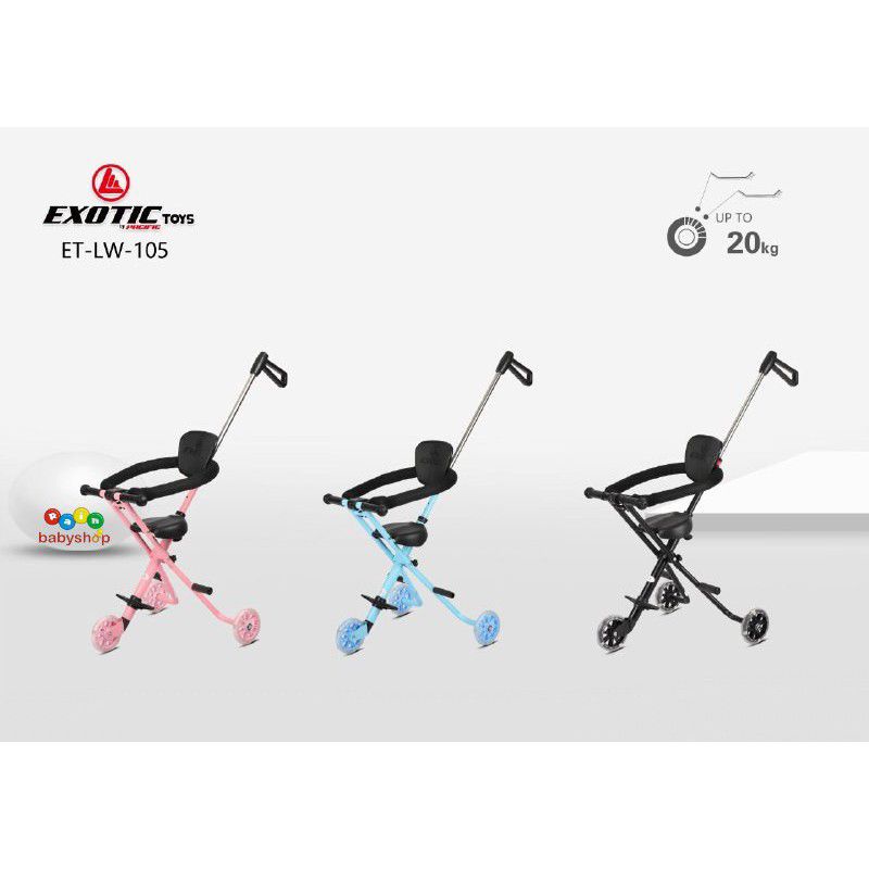 

( FREE KARDUS BUBBLE WRAP) Exotic magic stroller LW 105/dorongan anak