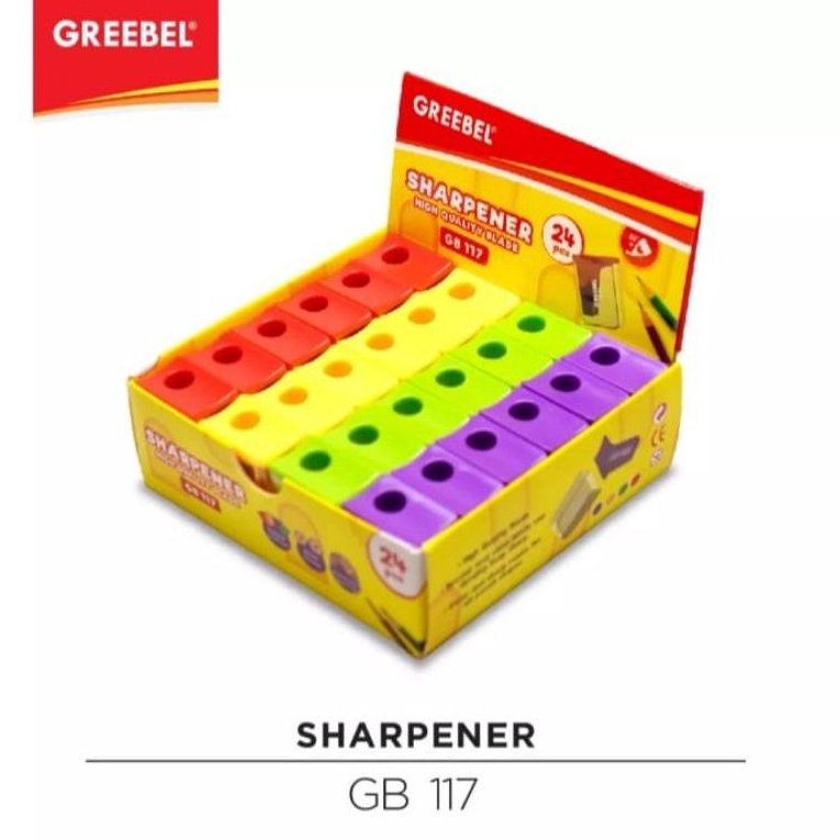 

GREEBEL Rautan Sharpener High Quality Blade GB 117 ( 1Box 24pcs )