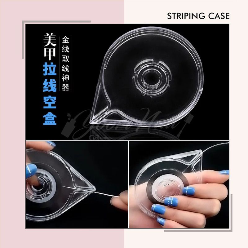 Striping tape line case stripping case tempat striping tape nail art