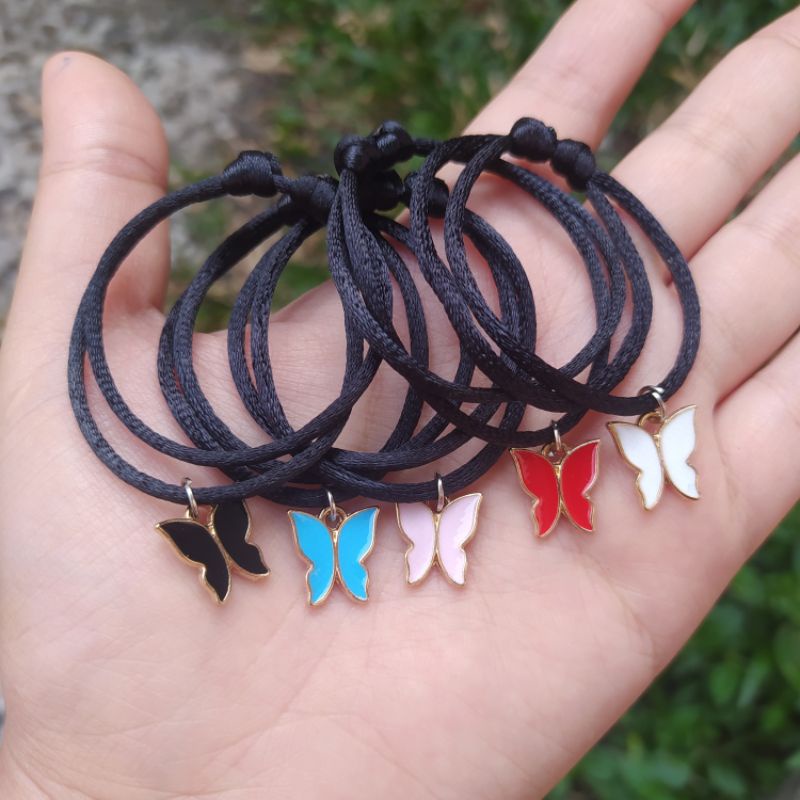 BUTTERFLY BRACELET/ GELANG KUPU-KUPU BESTIE PERSAHABATAN LUCU / UNIK / KEREN / MURAH-STYLE 3