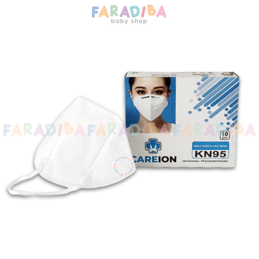 MASKER KN95 / 5 Ply Lapis Medis Sekali Pakai Tebal Warna Putih Earloop Mask