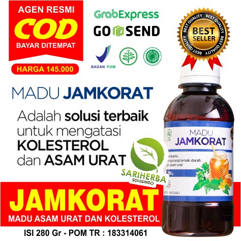 TERLARIS - MADU JAMKORAT ORIGINAL ASLI Madu Asam Urat dan Kolesterol