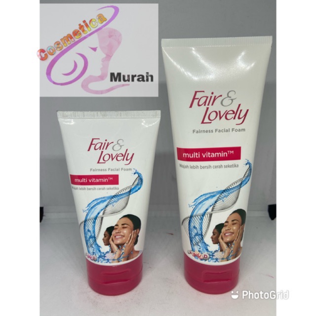 50 &amp; 100gram ] fair and lovely facial foam - cuci muka fair and lovely