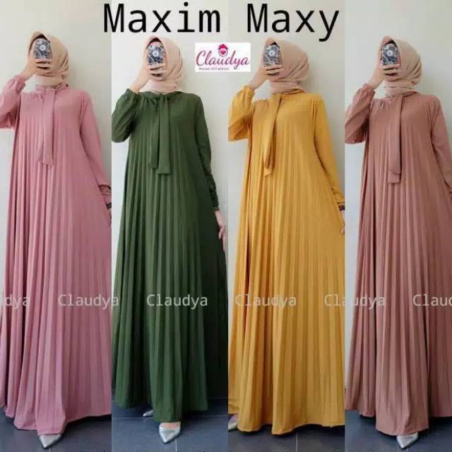 GAMIS MAXI PLISKET PITA LEHER PREMIUM