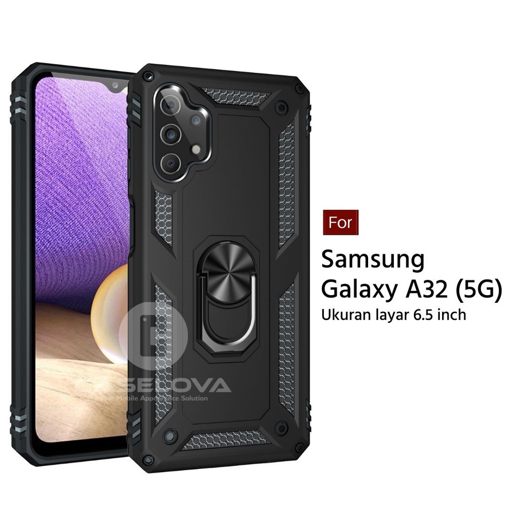 Hard Case Samsung Galaxy A32 5G Ring ARMOR Kickstand Hybrid