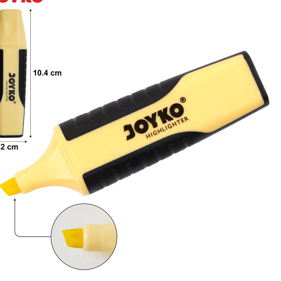 

Highlighter Penanda Berwarna Joyko HL-70 Pastel Color 1 Set 6 Pcs ..