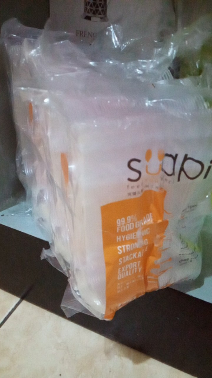 Sendok Teh Suapi 100pc Transparan/putih Susu